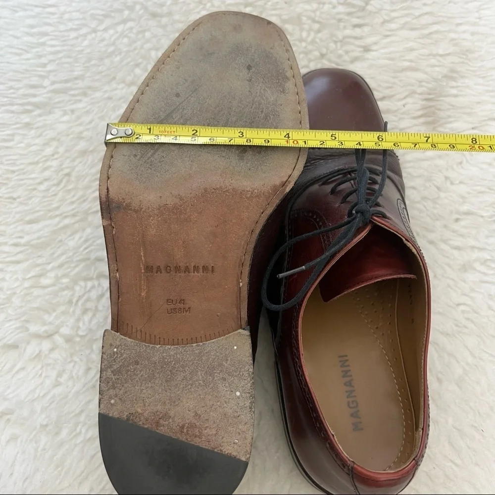 Magnanni Cowhide/leather Oxford Men’s Shoes size 8 M